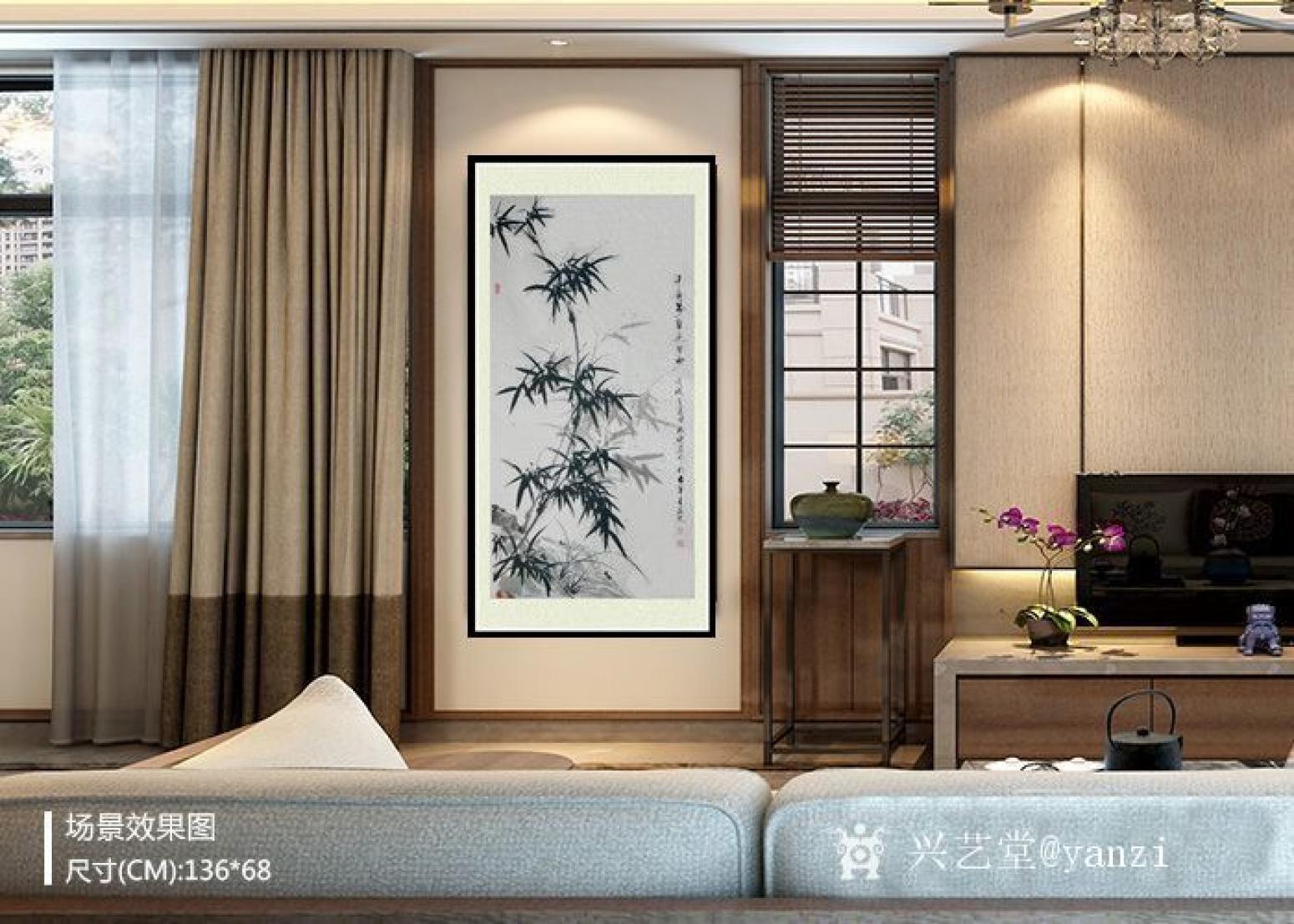 成晓燕国画作品《竹》【图4】