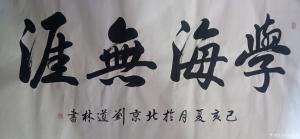 刘道林书法作品《学海无涯》议价