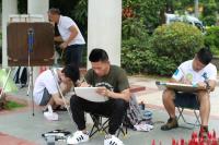 艺术家阎敏生活:宝安美协活动，燕罗写生交流；
  宝安区美术家协会服务基层【图1】