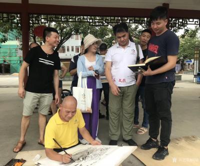 阎敏生活-宝安美协活动，燕罗写生交流；
  宝安区美术家协会服务基层活动：到人民中去！活【图3】