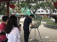 艺术家阎敏生活:宝安美协活动，燕罗写生交流；
  宝安区美术家协会服务基层【图5】