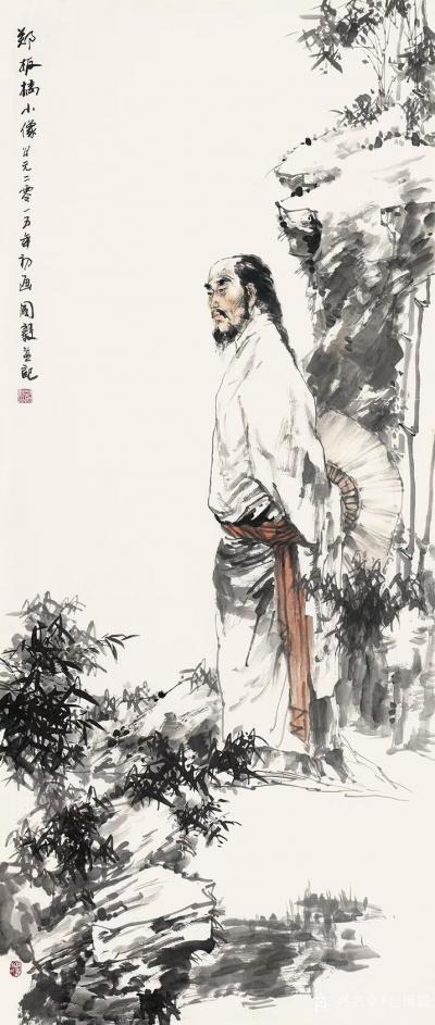 赵国毅收藏-《丹青颂中国梦一一万恒艺术第二届当代名家国画精品展》本人六幅参展作品。
  《【图3】