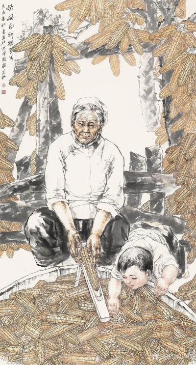 赵国毅收藏-《丹青颂中国梦一一万恒艺术第二届当代名家国画精品展》本人六幅参展作品。
  《【图6】