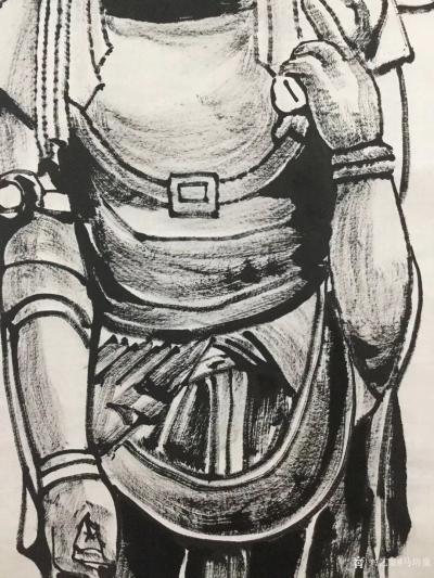 马培童日记-“佛说、所有的遇见，都是一种偿还”马培童焦墨画感悟笔记（103）
  人在做、【图3】