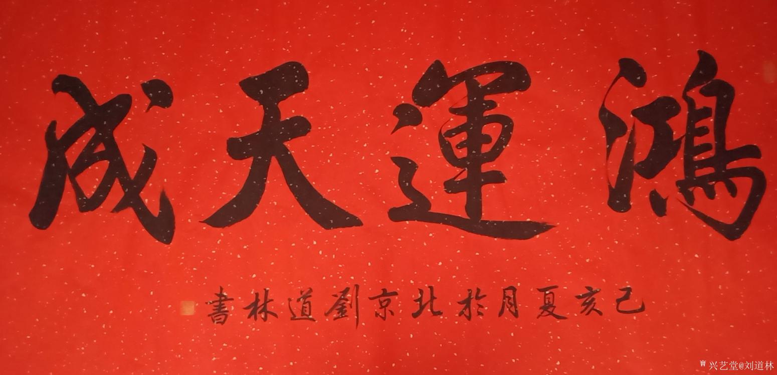 刘道林书法作品《鸿运天成》【图0】