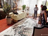 艺术家罗树辉生活:国画苍松《松云赞》《天寿图》，“艺术魅影”拍摄进行中…………【图3】