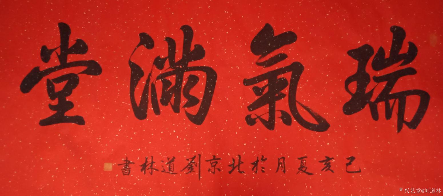 刘道林书法作品《瑞气满堂》