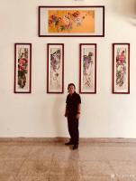 艺术家叶仲桥收藏:国画花鸟画《紫气东来》《锦上添花》《大贵图》《大昌图》；
【图0】