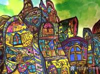 艺术家刘永铎收藏:《热爱绘画的小姑娘》学生作品欣赏；
她那么的热爱画画，
【图1】