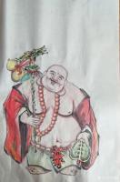 艺术家尚建国日记:中华大自在弥勒佛禅悟；
 没那位自愿吃苦，反正我是！
 【图1】