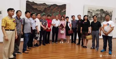 马培童生活-“中央美术学院崔晓东山水画高研班结业展”开幕，地点炎黄艺术馆，时间6月28日上午【图4】