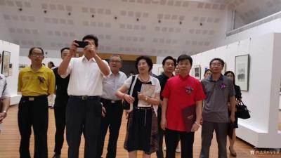 马培童生活-“中央美术学院崔晓东山水画高研班结业展”开幕，地点炎黄艺术馆，时间6月28日上午【图5】