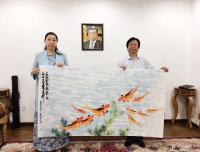 艺术家李尊荣收藏:7月15日拜访吉尔吉斯共和国大使馆：
  非常感谢吉尔吉斯【图4】