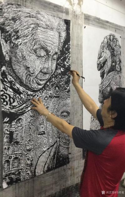 马培童日记-“母亲、是我心中的佛。”马培童焦墨画感悟笔记（105）
   焦墨画也强调“外【图1】