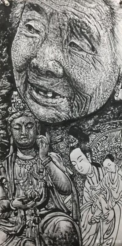 马培童日记-“母亲、是我心中的佛。”马培童焦墨画感悟笔记（105）
   焦墨画也强调“外【图2】