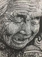 艺术家马培童日记:“母亲、是我心中的佛。”马培童焦墨画感悟笔记（105）
 【图2】