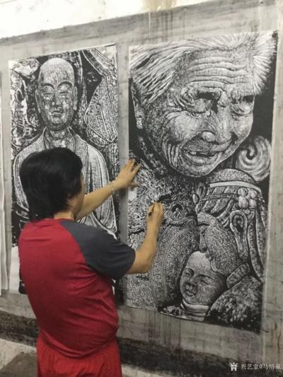 马培童日记-“母亲、是我心中的佛。”马培童焦墨画感悟笔记（105）
   焦墨画也强调“外【图4】