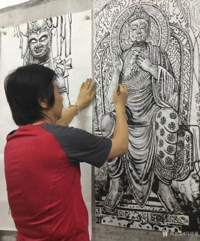 马培童日记-“坐困井底方寸境，踏遍江河天地宽。”马培童焦墨画感悟笔记（108）
   一个【图1】