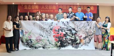 叶仲桥收藏-走进生态郁南，人杰地灵的郁南，《郁南春早》这张一丈二尺的大幅国画，在国画大师李照【图2】