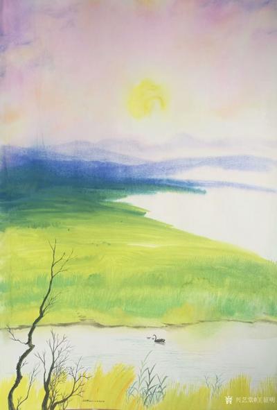 王征明日记-透过画的形式即美好的意境来了解美好的思想。
  中国画的造景是从南北朝就定性了【图3】