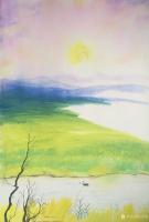 艺术家王征明日记:透过画的形式即美好的意境来了解美好的思想。
  中国画的造【图2】