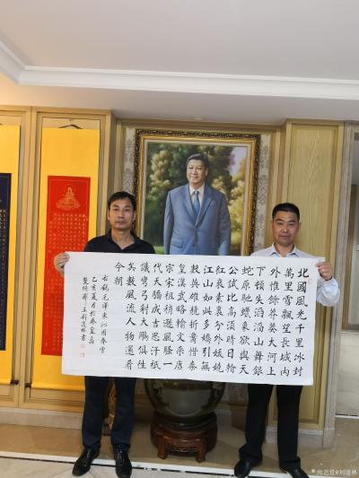 刘道林生活-与秦皇岛老总合影【图1】