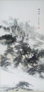艺术品图片：艺术家陈宇国画作品名称《烟峡图》价格1000.00 元
