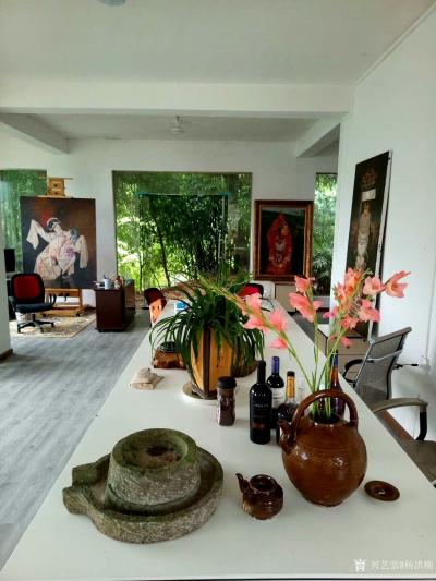 杨洪顺生活-苗侗国际美术馆顺子油画工作室整的差不多啦，欢迎朋友们来坐坐喝茶，地址：凯里下司小【图1】