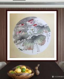 艺术品图片：艺术家徐建清国画作品名称《花鸟画—鱼乐图》价格6000.00 元