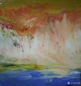 艺术品图片：艺术家刘烽油画作品名称《朝辞彩云间》价格9900.00 元