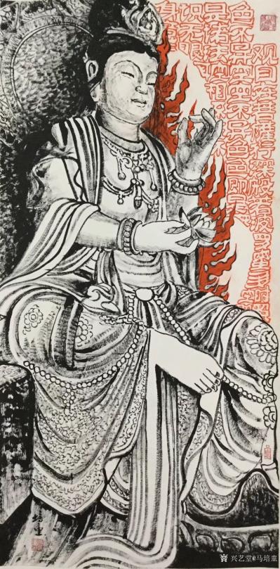 马培童日记-“忠爱无言-焦墨画创作与生活”马培童焦墨画感悟笔记（112）
  我画焦墨画、【图1】