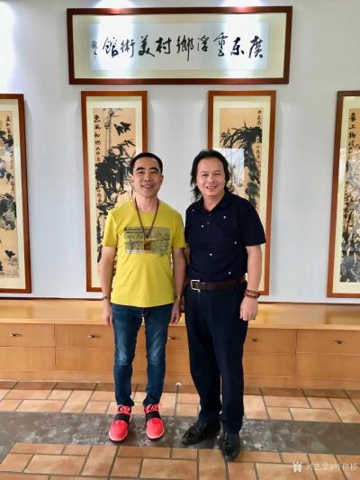 叶仲桥收藏-8月14日中国收藏名家、中山市小榄镇观赏石协会会长、收藏家协会会长刘浩堂先生一行【图1】