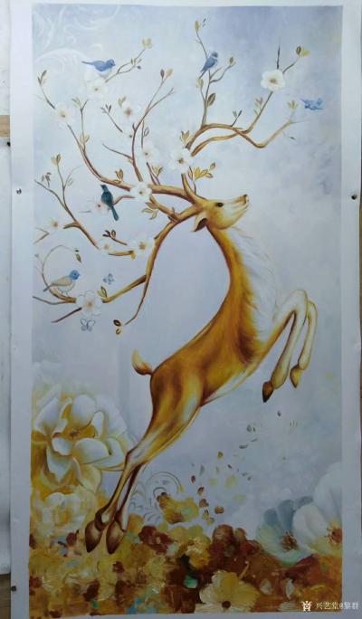 黎群日记-每当我拿起油画笔，我就很开心，因为这是一种艺术的享受……
天气炎热着，让人浮躁【图4】