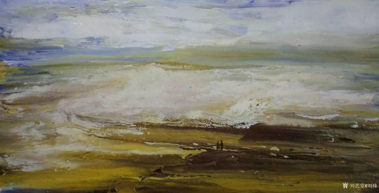 刘烽油画作品《晨曲》