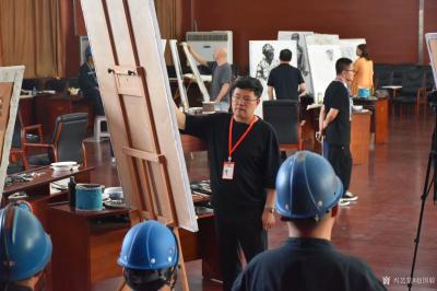 赵国毅收藏-“艺术下基层”2019中国长城书画院采风写生团，赴邯郸、邢台采风写生；
  由【图3】