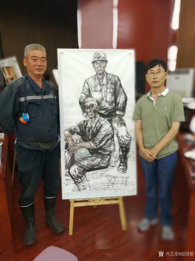 赵国毅收藏-“艺术下基层”2019中国长城书画院采风写生团，赴邯郸、邢台采风写生；
  由【图6】