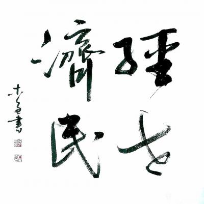 史介鸿日记-书法“经世济民”意思是使社会繁荣，百姓安居，这是古代贤士的立世准则和读书人的最高【图2】