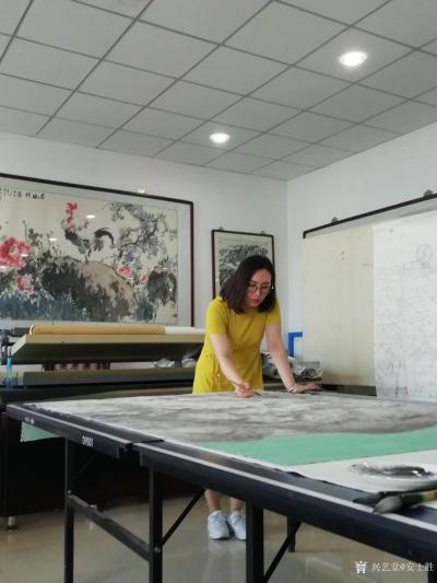 安士胜收藏-天津西青区文化馆第二届群众骨干创研班结业啦！经过十个昼夜的奋战，大家都画好了，期【图2】