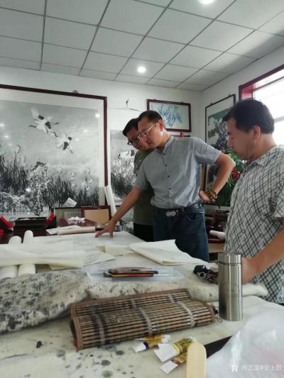 安士胜收藏-天津西青区文化馆第二届群众骨干创研班结业啦！经过十个昼夜的奋战，大家都画好了，期【图4】