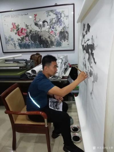 安士胜收藏-天津西青区文化馆第二届群众骨干创研班结业啦！经过十个昼夜的奋战，大家都画好了，期【图5】