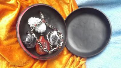 荆古轩收藏-我收藏的清代浅雕老漆盒和杂件。收藏让我快乐，收藏让我感悟历史的丰富多彩和时代的年【图9】