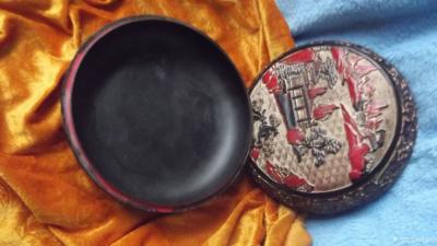 荆古轩收藏-我收藏的清代浅雕老漆盒和杂件。收藏让我快乐，收藏让我感悟历史的丰富多彩和时代的年【图10】