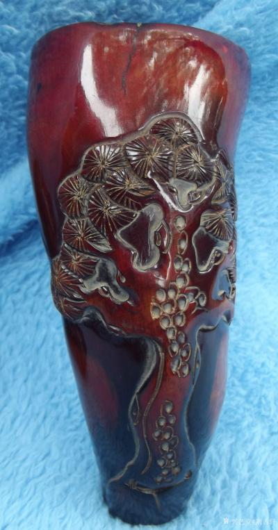 荆古轩收藏-我收藏的角质藏品。每一件藏品它都是生命载体，当今人们在珍爱动物的同时也在珍爱用心【图8】