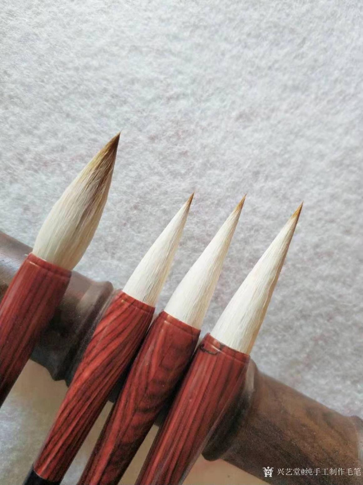 纯手工制作毛笔文玩杂项作品《楷书兼毫毛笔》【图2】