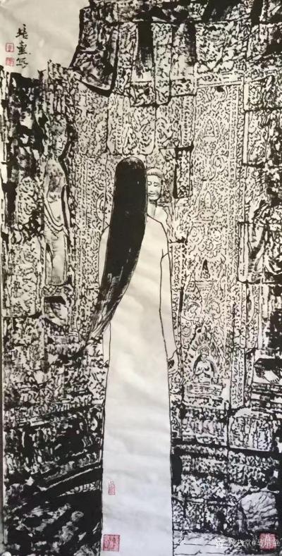 马培童日记-“博大沉雄”“致广大而尽精微”一幅好创作、 一生的回忆。马培童焦墨画感悟笔记（1【图1】