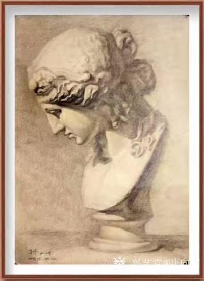 叶向阳日记-翰墨颂中华：素描石膏象《海盗》等3副作品。
  这是我1984年在天津美术学院【图5】