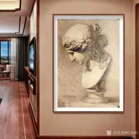 艺术家叶向阳日记:翰墨颂中华：素描石膏象《海盗》等3副作品。
  这是我19【图5】