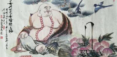 尚建国日记-中华大自在弥勒佛：祝福“中华人民共和国”建国七十周年吉祥安康！
   祝福“中【图1】