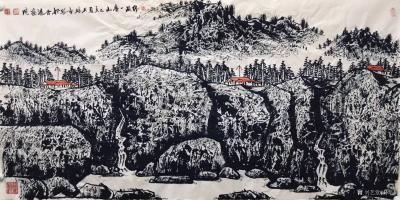 马培童日记-在研究探索焦墨中，不断前行，对焦墨的继承、发扬光大，和传承而努力。
  从沛县【图6】