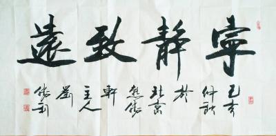 刘胜利日记-行书书法作品《宁静致远》《不经风雨怎能见彩虹》《春游芳草地》供朋友们欣赏。
第【图1】